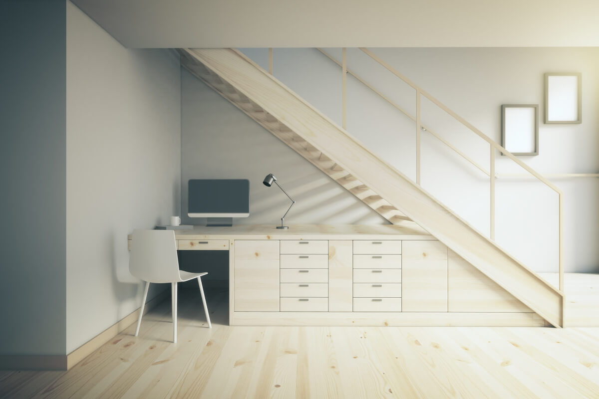 Des idées pour agencer l’espace sous vos escaliers